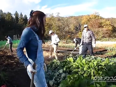 Maki Hojo Loves Outdoor Sex With Farmer For Hot Adventures