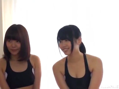 Hot Japanese Lesbians Enjoy Licking & Fingering Orgasmic Night Together