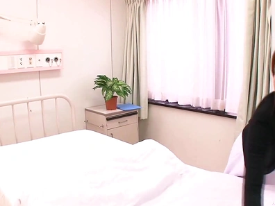 Sexy Asian Nurses Enjoy Afternoon Lesbian Pleasure Playtime Together