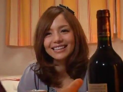 Adorable Japanese Cutie Gets Double Penetrated by Two Guys Simultaneously