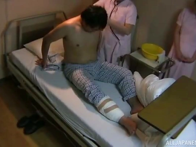 Sexy Nurse Tempts Patient With Skillful Blowjob Before Wild Sex