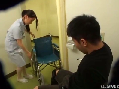 Lucky Patient Gets Quickie Fuck from Cock-Hungry Nurse in Steamy Session