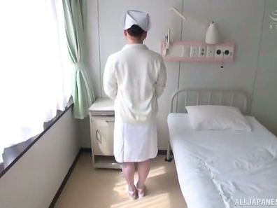 Seductive Japanese Nurse Rimming Hotly Before Balls Deep Fuck Festivities
