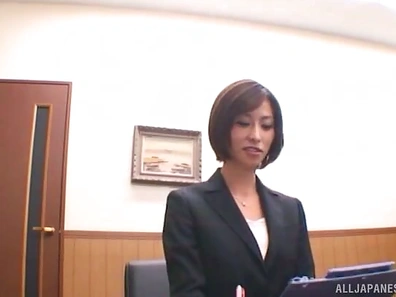 Lovely Japanese Girl Akari Asahina Gets Fucked Hard In The Office