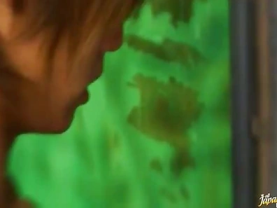 Innocent Doll-Faced Asian Babe Sucks Hard Dick Like Pro