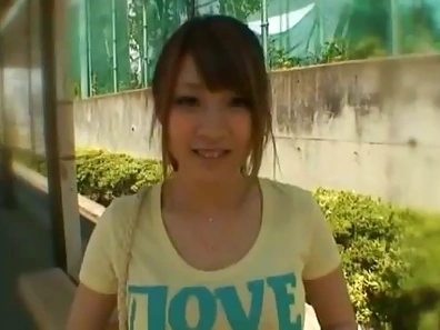 Hungry Japanese Chick Strips Down for Thicc Stud's Pleasure Night