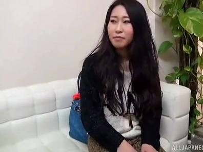 Exotic Japanese Chick With Dark Hair Gets Ready For Deep Penetration