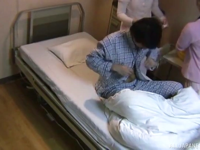 Hidden Cam Reveals Two Hot Nurses Giving Horny Patient Unforgettable Pleasure