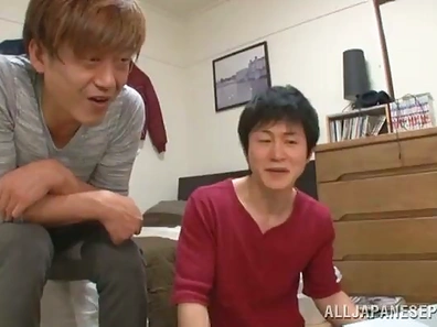 Hot Japanese Porn Stars Share Cock In Steamy Group Sex Scene