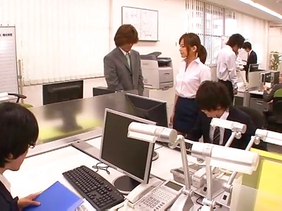 Hot Office Sex With Curvy Coworker Kokone Mizutani's Tempting Ass