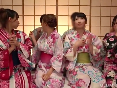 Lucky Guy Nails Tight Pussies Of Multiple Hot Japanese Babes At Once