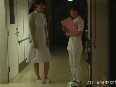 Horny Asian Nurse Takes Throbbing Cock Up Her Pussy For Pleasure