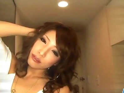 Amateur Wife Aya Sakuraba Takes Two Massive Cocks Deeply