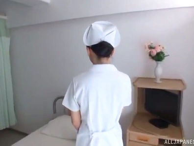 Horny Nurse Sakamoto Sumire Fucks Patient Hard On Hospital Bed Quickie