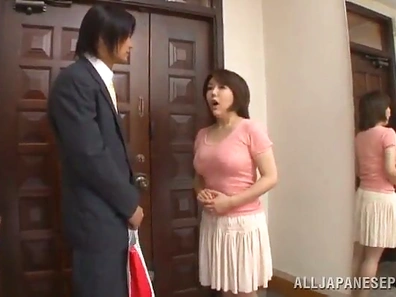 Curvy Japanese MILF Enjoys Intimate Armchair Fuck Fest
