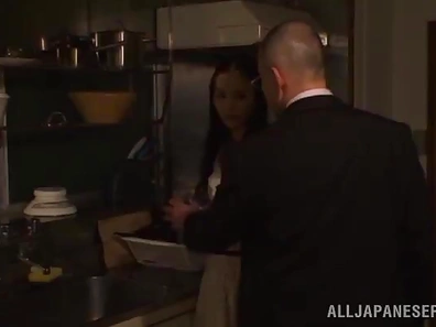 Asian Beauty Gets Laid Out on Table For Hard Bang Action