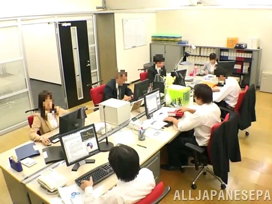 Horny Japanese Secretary Hibiki Gets Fucked Hard In The Office