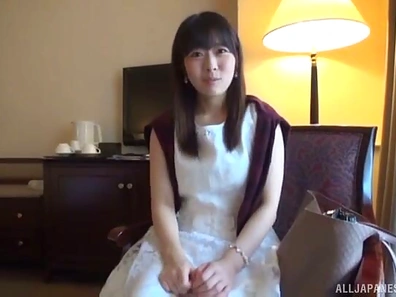 Sultry Japanese Girl Urges Hunky Man’s Erection to Stiffen Up Fast
