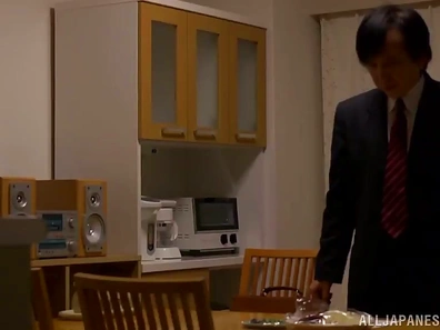 Sexy Asian MILF Strokes Him Hard Before Getting Fucked Deeply