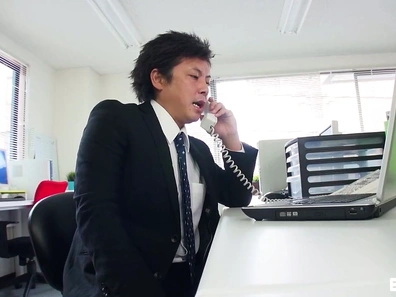 Sultry Japanese Secretary Bends Over for Her Horny Boss's Pleasure Session