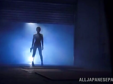 Slim Asian Beauty In Tight Leather Gets Roughly Fucked To Perfection