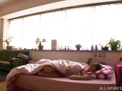 Natsume Inagawa Gets Fucked Hard During Naptime Doggy Style Fun