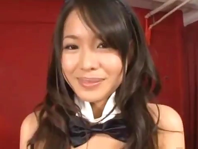 Seductive Bunny-Suited Japanese Beauty Enjoys Passionate Fuck Festivities