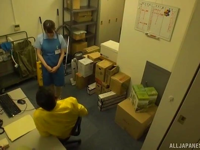 Seductive Japanese Chick Enjoys Passionate Office Fuck With Friend