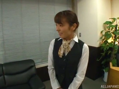 Haruna Hana Opens Her Legs Wide for Seductive Fuc...