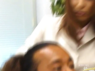 Tiny-titted Japanese Secretary Moans Through Her Quick Office Fuck