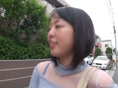 Asian Neighbor's Tiny Tits Thrilled by Vibrator Pleasure