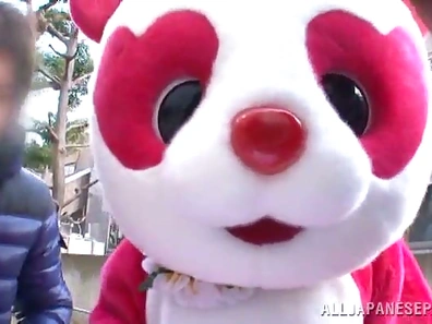 Asian Girl Ditches Costume For Unstoppable Passionate Fuck Fest