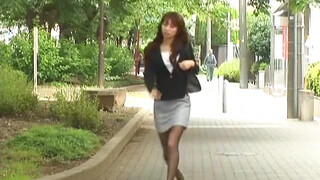 Wild Japanese Office Lady Gets Foot Worshiped & Gangbanged Hardly