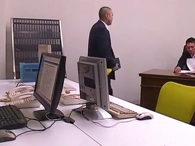 Seductive Japanese Office Lady Gives Stealth Blowjob Under Her Desk