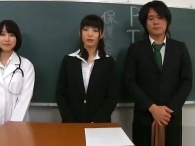 Sultry Japanese MILF Yuu Shinoda Tempts Her Dirty Doctor With A Wild Blowjob And Doggy Style