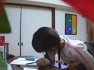 Japanese Tutor Reveals Room Secrets With Steamy Hidden Camera Sex