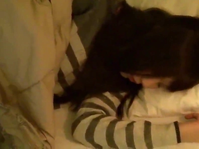 Curious Hand Explores Sexy Teen's Soiled Panties in Tender Detail
