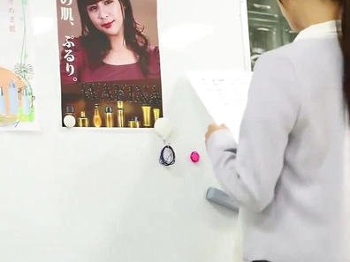 Seductive Japanese Office Worker Fucks Her Boss Hard POV Style