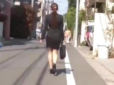 Naughty Japanese Student Tempts & Bangs Her Lustful Older Instructor Hard