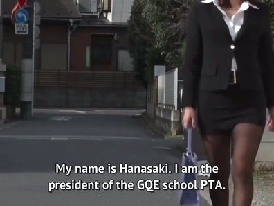 Japanese Teacher Gets Fucked & Creampied by Hot Student GangBang