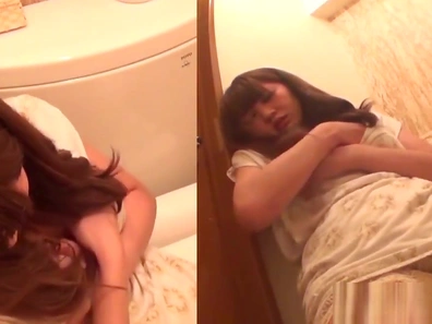 Japanese Beauty Teases Wet Pussy Before Receiving Ruthless Fucking Action