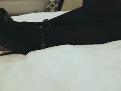 Enchanting Japanese Beauty in Stockings Ready for Passionate Night