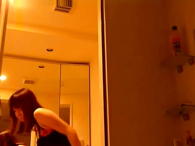 Sizzling Japanese Beauty Enjoys Steamy Shower Fun & Passionate Moments