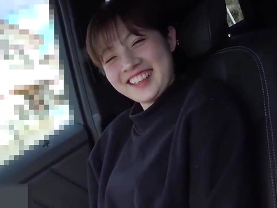 Seductive Japanese Teen Toys Herself in Car Before Giving Amazing Blowjob