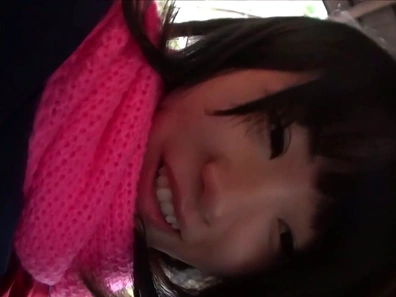 Amateur girl with tiny tits Yuna Kimino sucks and licks cock