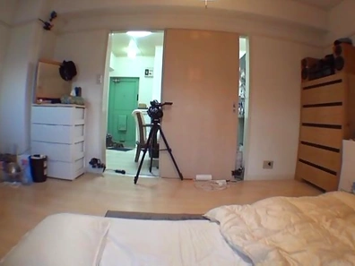 Amateur Japanese AV Model filmed while having hard sex