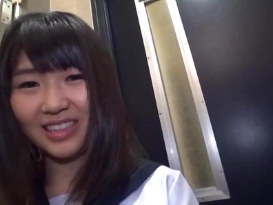 Sex in the toilet for young Japanese in sexy unifrom