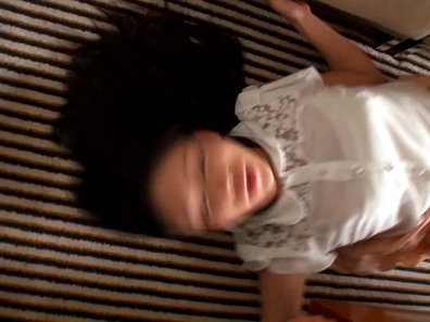 Lusty Japanese brunette Takikawa Kanon pleases pussy with toys