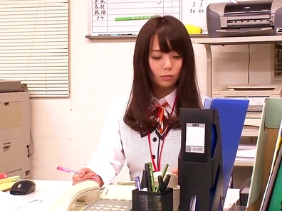 Office yeen Yuria Ayane fucked by her boss in pantyhose