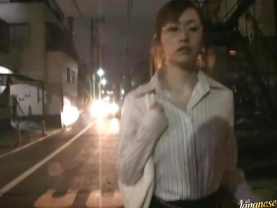 Hot Asian model in hot bukkake